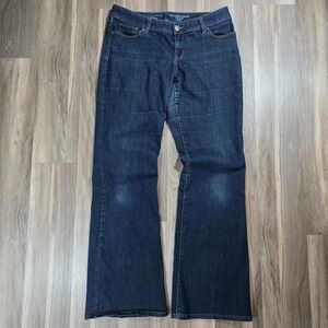 The Limited Denim Weekender Jean 678 Dark Wash Flare Leg Stretch Jeans Womens 8
